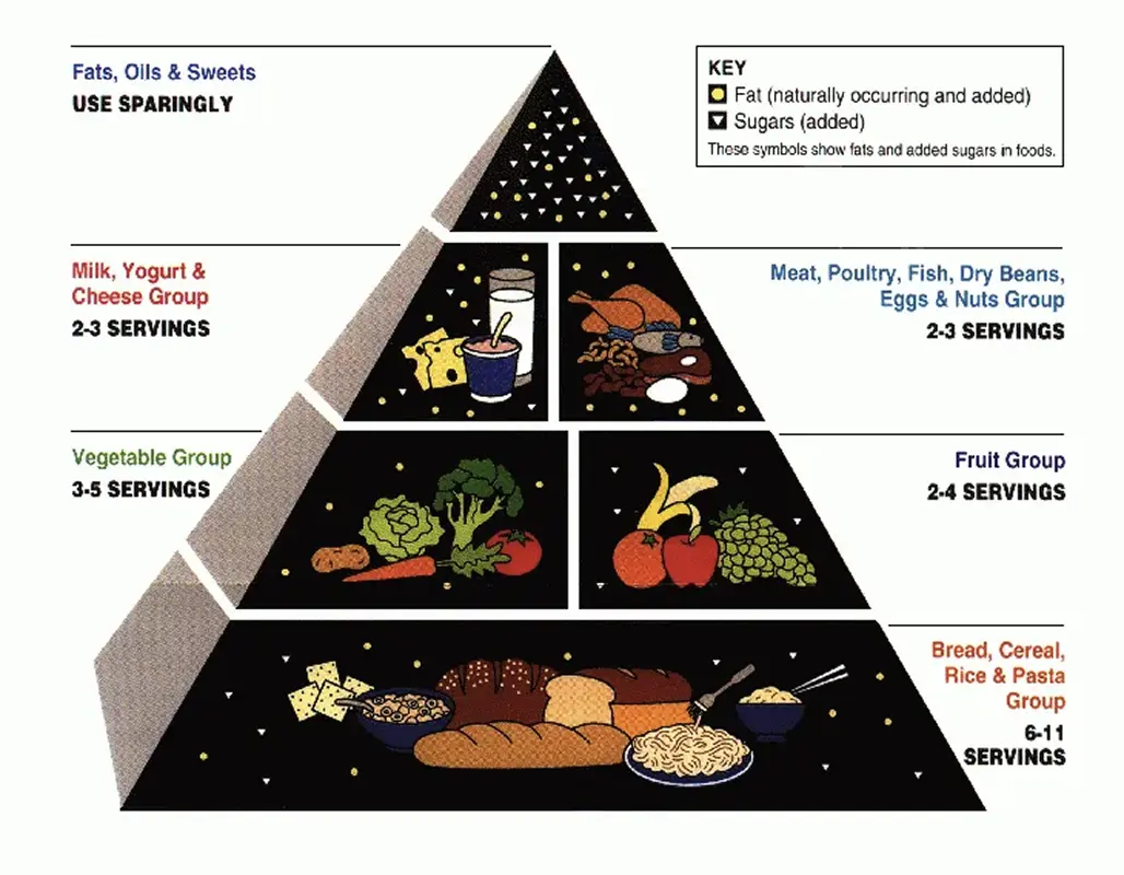 The old food pyramid that misguided Americans for decades