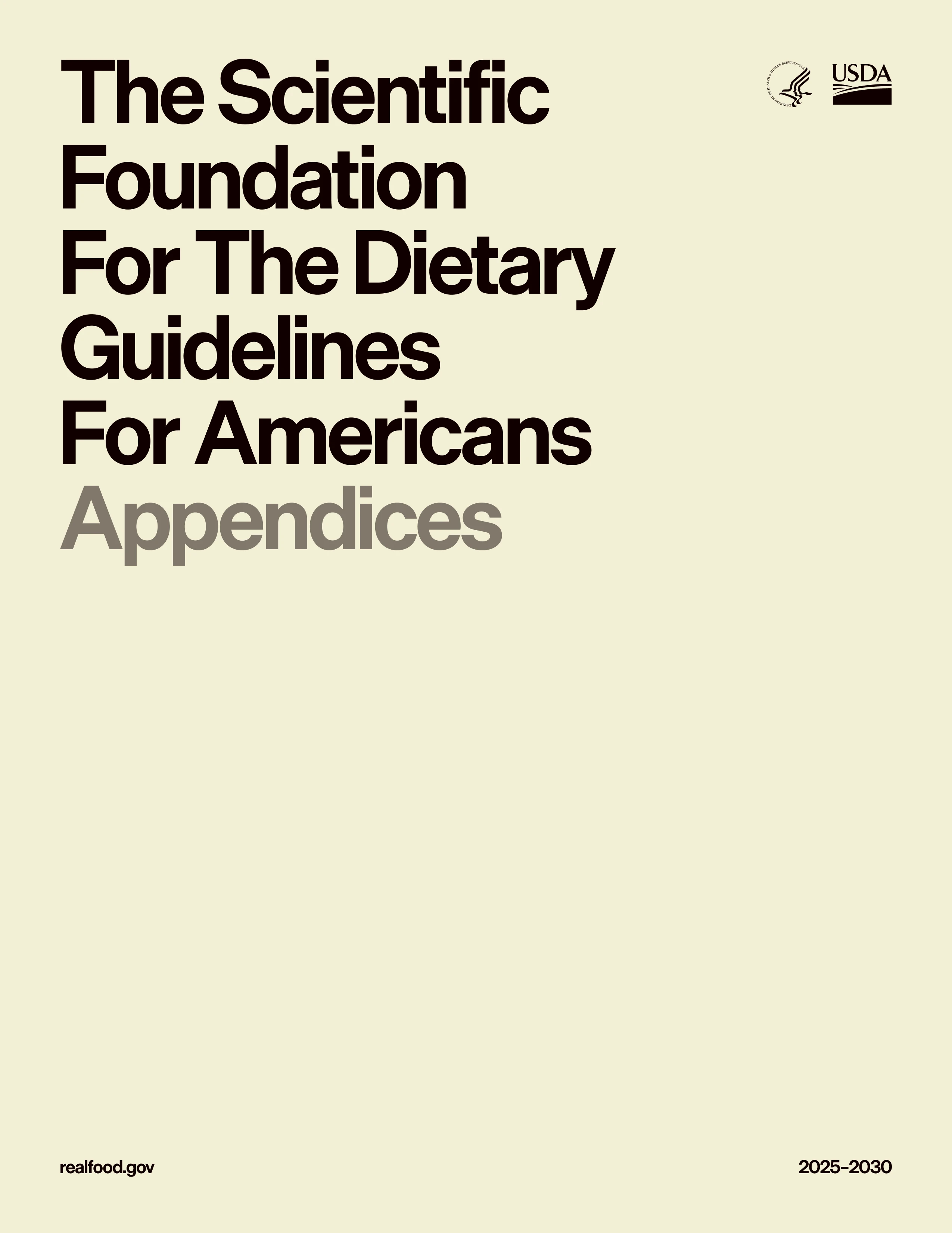 Scientific Foundation Appendices